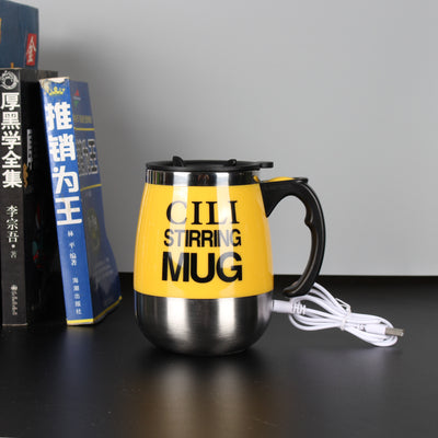 Taza Mezcladora Eléctrica Magnética con Carga USB - Image 3