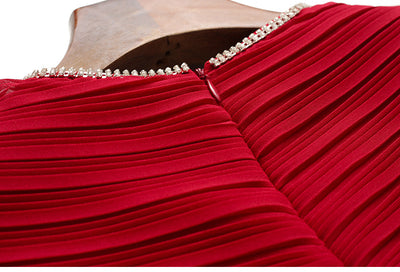 Falda Roja Ajustada a la Cintura - Image 15