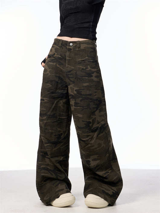 Pantalones Vaqueros Camuflaje Cintura Alta para Mujer - Comodidad y Estilo - Image 20