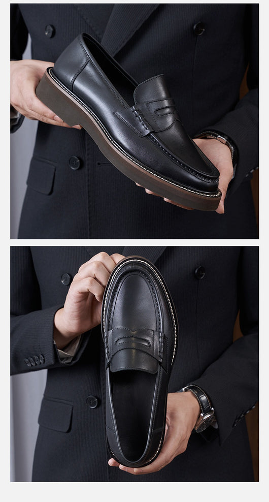 Zapatos de Cuero Transpirables para Hombre - Estilo Ejecutivo Casual - Image 9