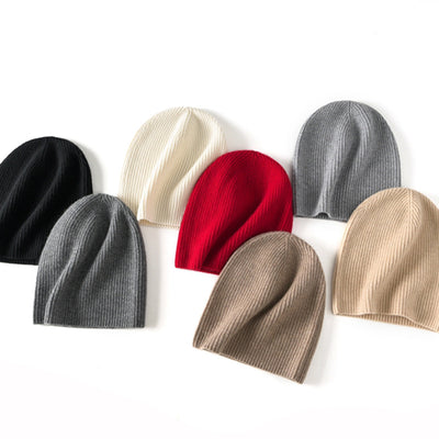 Gorro de Cachemira Tejido - Elegancia Versátil para Cada Ocasión