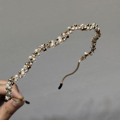 Pasador de Cabello Coreano de Metal con Perlas y Cristales - Diseño Francés Elegante - Image 10