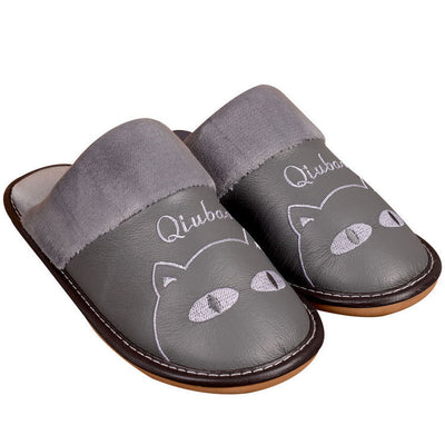Pantuflas Cálidas para Familia - Diseño Antideslizante Cuero y Lana - Image 22