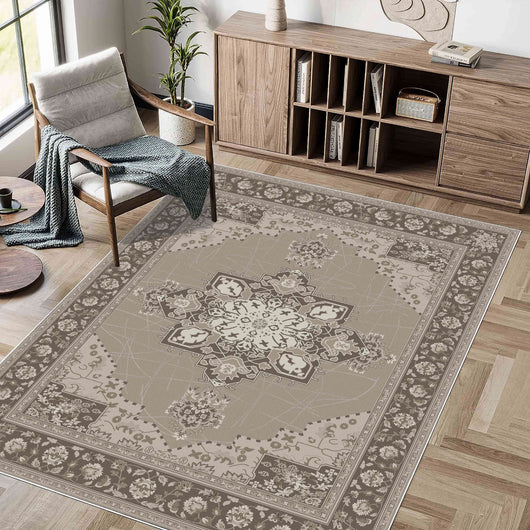 Tapete Bohemio Plegable de Cashmira Lavada para Sala - Image 4