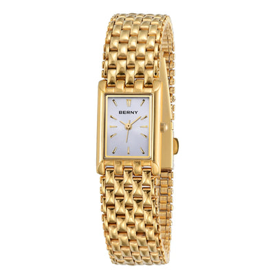 Reloj de Cuarzo Dorado Ultrafino para Pareja - Acero Inoxidable Resistente al Agua - Image 9