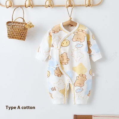 Pijama Enterizo de Algodón Puro sin Costuras para Bebé 0-6 Meses - Image 3