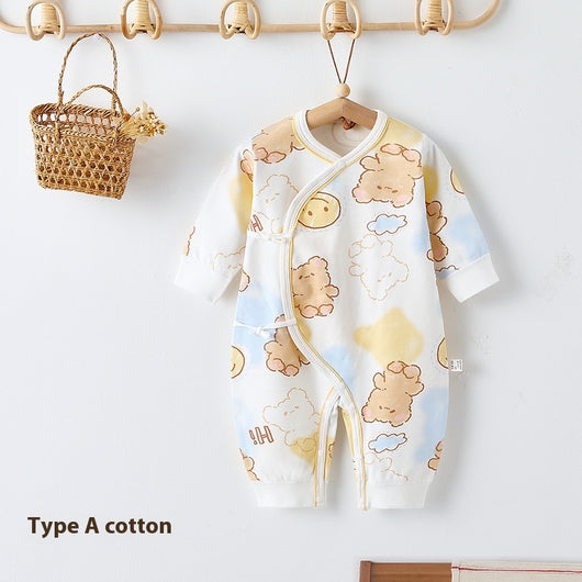 Pijama Enterizo de Algodón Puro sin Costuras para Bebé 0-6 Meses - Image 3