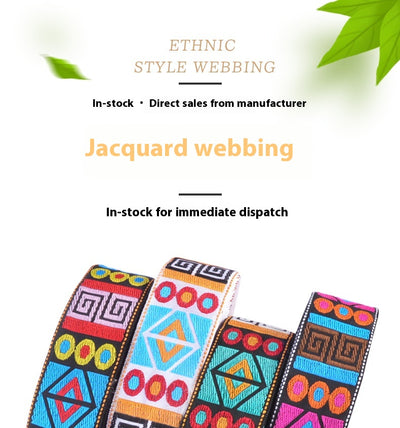 Cinta de Encaje Jacquard Círculo 5cm - Accesorios de Moda y Prendas - Image 12
