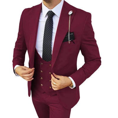 Traje de Tres Piezas para Hombre Efecto Adelgazante - Image 18
