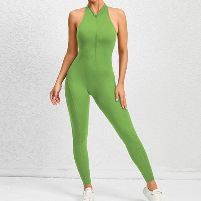 Jumpsuit de Yoga Aéreo con Cierre para Mujer - Image 34