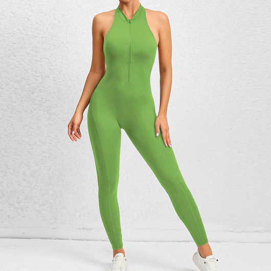 Jumpsuit de Yoga Aéreo con Cierre para Mujer - Image 34