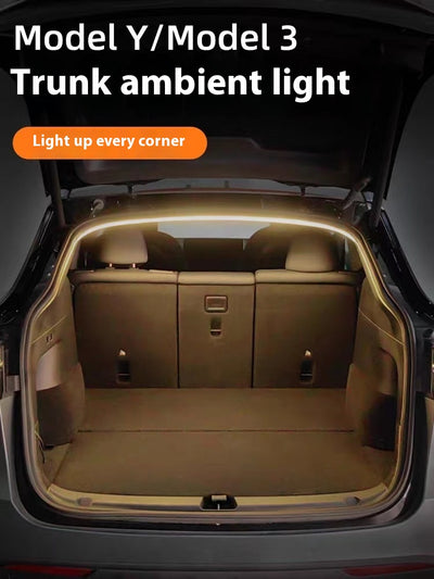 Kit de Iluminación Ambiental para Maletero Tesla con Luz Trasera LED - Image 23