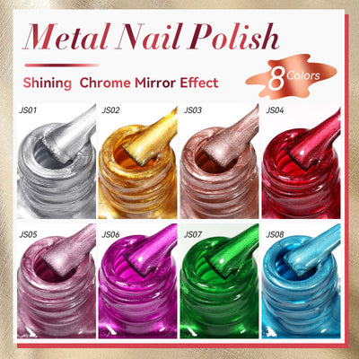 Esmalte de Uñas Espejo Metalizado Secado Rápido sin Horno - Image 46