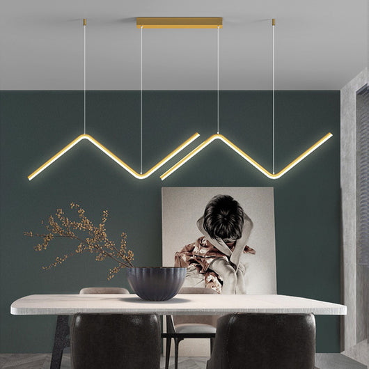 Lámpara de Techo Minimalista Moderna con Diseño Geométrico Irregular - Image 4