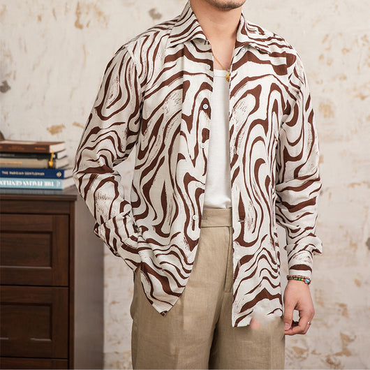 Camisa de Lino Drapeado con Moño Transpirable - Image 2