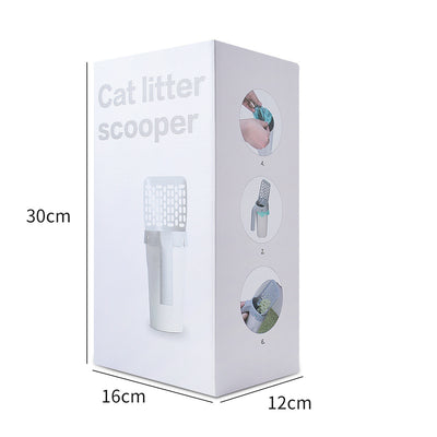 Pala Recogedor de Arena para Gatos - Herramienta de Limpieza Hueca y Resistente - Image 3