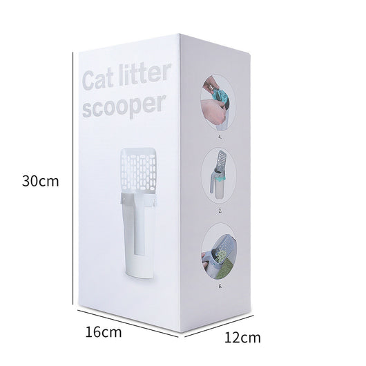 Pala Recogedor de Arena para Gatos - Herramienta de Limpieza Hueca y Resistente - Image 3
