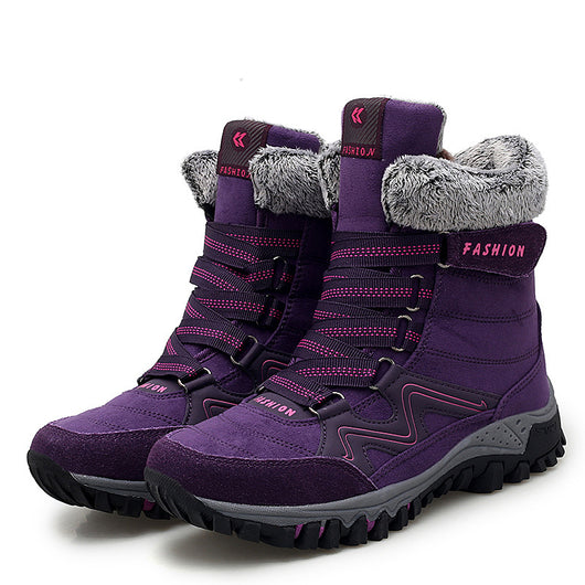 Botas Cálidas Acolchadas de Algodón - Caña Alta - Image 11