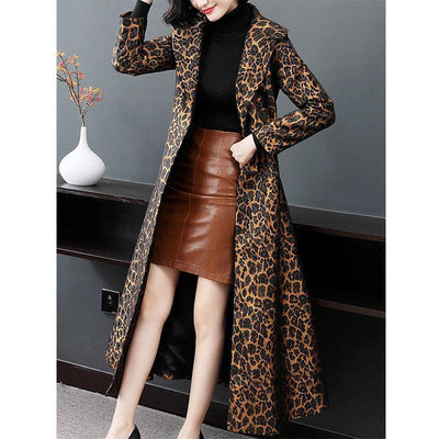 Chaqueta Larga Leopardo para Mujer - Estilo Sofisticado - Image 3