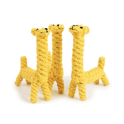 Juguete Mordedor de Jirafa para Perros Pequeños - Pelota de Cuerda con Limpieza Dental - Image 6