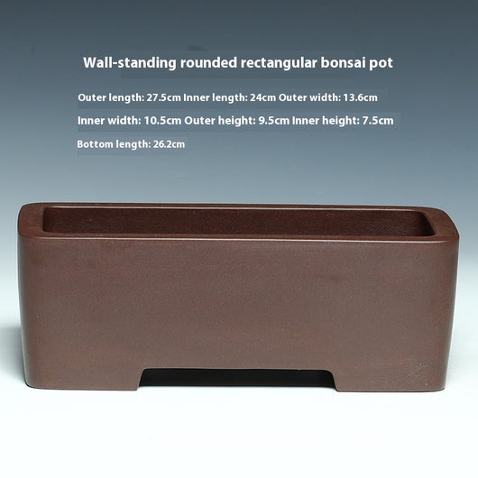 Maceta Rectangular de Cerámica Yixing Purple Sand - Image 6