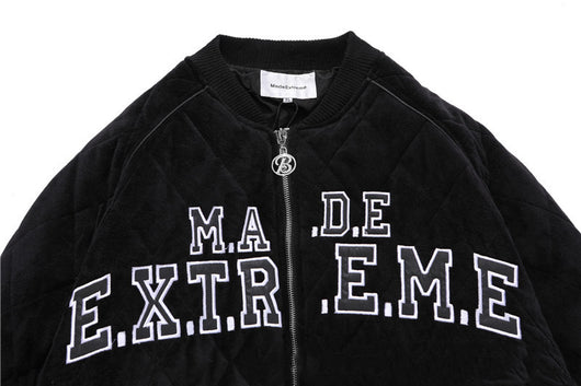 Chamarra Acolchada de Algodón para Hombre con Diseño Diamante - Image 5