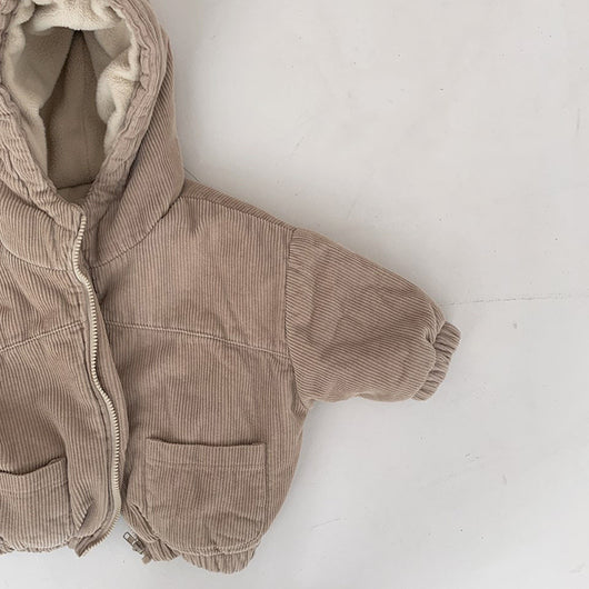 Cardigan de Pana Grueso Retro para Niño con Cierre de Cremallera - Image 12