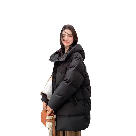 Abrigo Acolchado de Pato Blanco Largo Invierno Diseño Coreano Mujer - Image 6