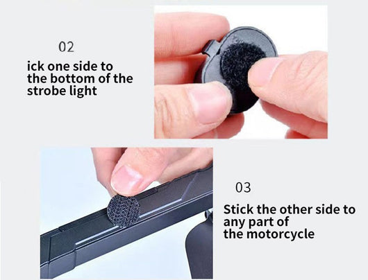 Luz de Advertencia LED para Motocicleta con Control Remoto Inalámbrico - Image 25