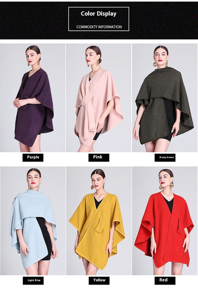 Capa Elegante para Mujer - Abrigo Versátil de Moda - Image 29