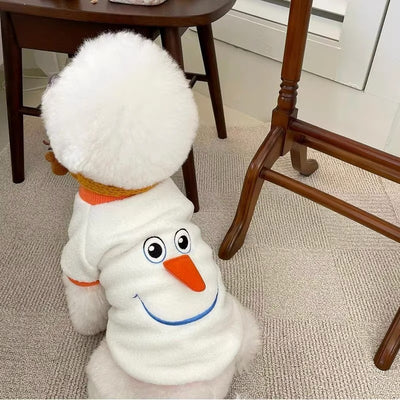 Sudadera Navideña con Transformación de Muñeco de Nieve para Perros - Image 4