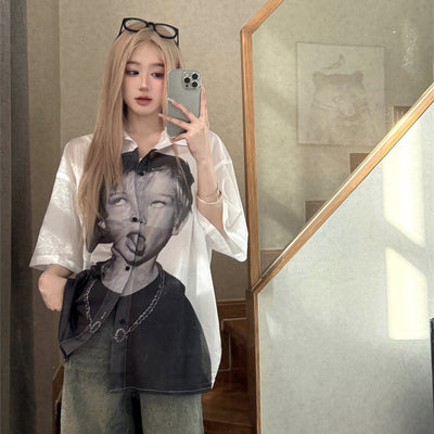 Playera Creativa de Manga Corta Unisex