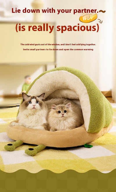Cama Térmica Semicerrada para Gatos - Nido Acogedor tipo Caracol - Image 16