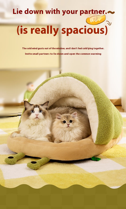 Cama Térmica Semicerrada para Gatos - Nido Acogedor tipo Caracol - Image 16