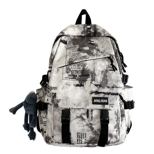 Mochila Harajuku Negra Estilo Metal Urbano - Serie Mountain - Image 13