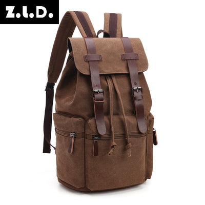 Bolsa de Lona Retro Coreana Unisex - Image 2