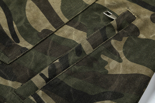 Pantalones de Trabajo Camuflaje Urbano - Estilo Casual Versátil - Image 9