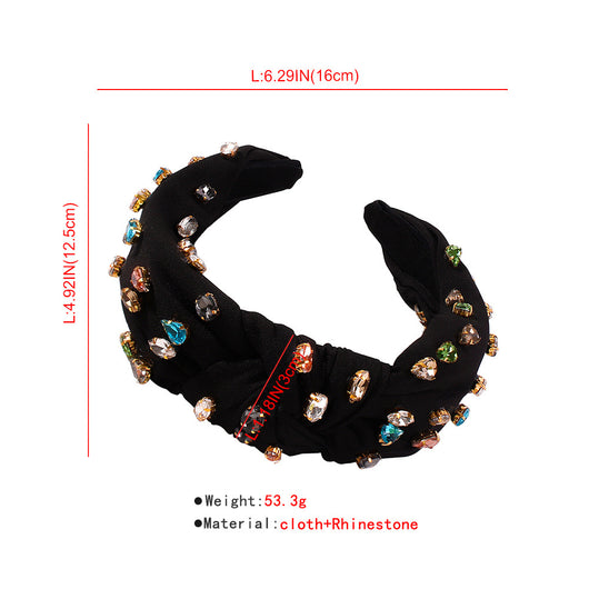 Diadema de Nudo Cristal Biselado - Accesorio Versátil para el Cabello - Image 6