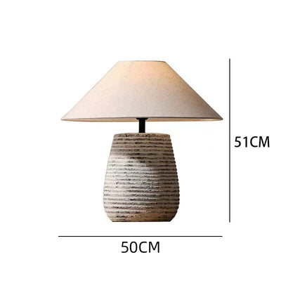 Lámpara de Mesa de Cerámica Estilo Moderno Retro Chino Nostálgico - Image 8