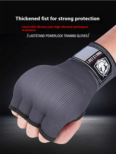 Guantes de Boxeo Medio Dedo con Vendaje Rápido y Protector de Mano - Image 13