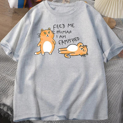 Camiseta Estampada con Gatos Divertidos para Hombre y Mujer - Image 6