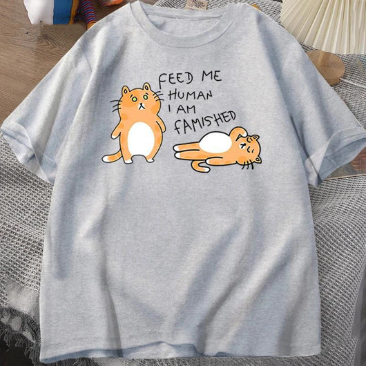 Camiseta Estampada con Gatos Divertidos para Hombre y Mujer - Image 6