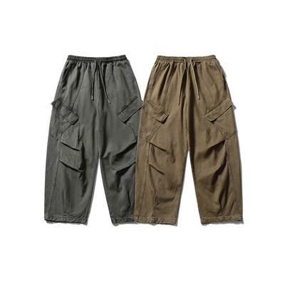 Overol Retro Japonés de Colores Sólidos - Diseño Holgado y Casual