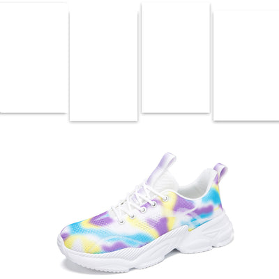 Tenis Casuales Floreados Talla Grande con Cordones - Image 16