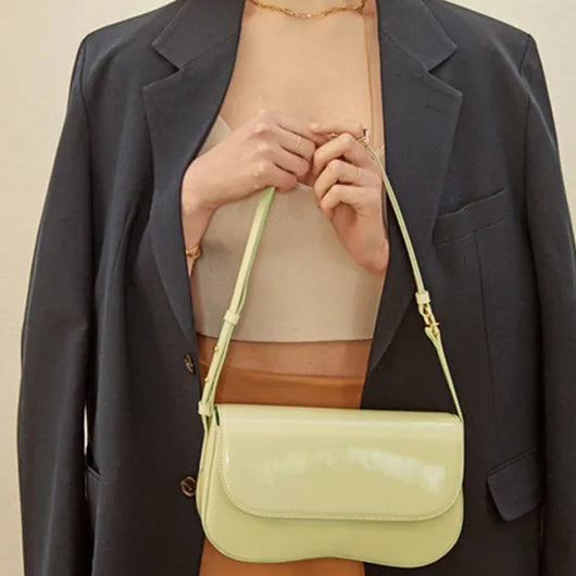Bolso Retro Axilar Brillante Versátil para Verano - Image 3