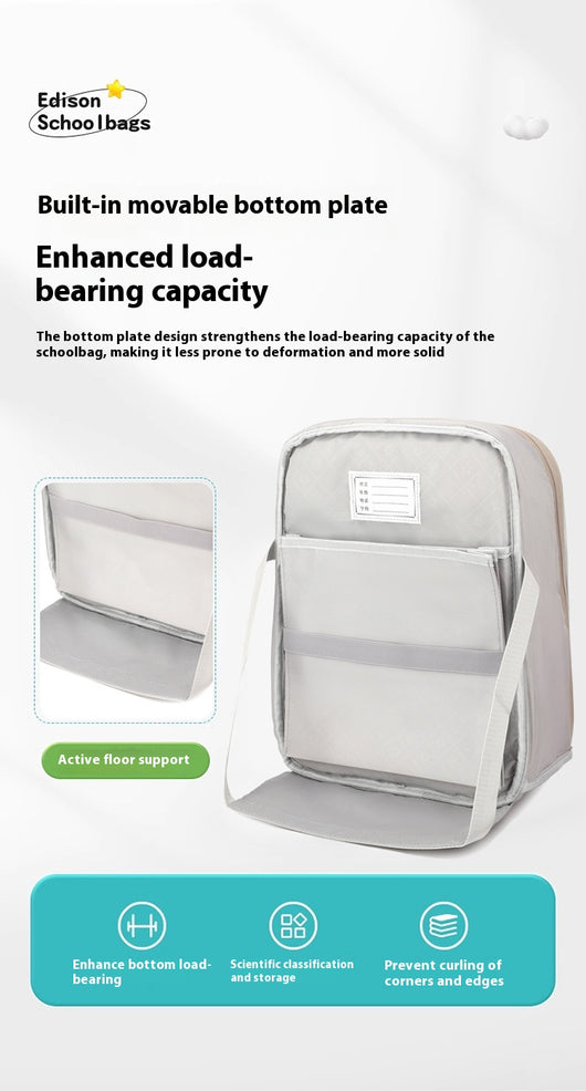 Mochila Escolar Niña Ergonómica Estilo Británico - Protección de Columna Vertebral - Image 23