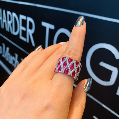 Anillo de Diamante Simulado Estilo Vintage para Mujer - Image 15