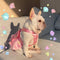 Falda Mesh para Mascotas con Diseño de Perros, Gatos y Moño de Perlas