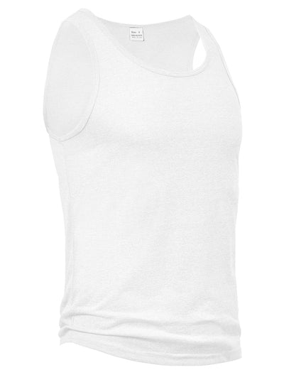 Camiseta Deportiva Hombre Sin Mangas Ajuste I-Strap Colores Sólidos - Image 20