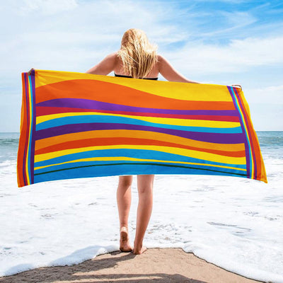 Toalla de Playa Estampada - Diseño Vacaciones Junto al Mar - Image 12